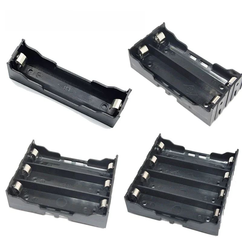 Boîtier de rangement pour batterie portable ABS 18650, boîtier de rangement pour piles 1x2x3x4x18650, 1 2 3 4 fentes