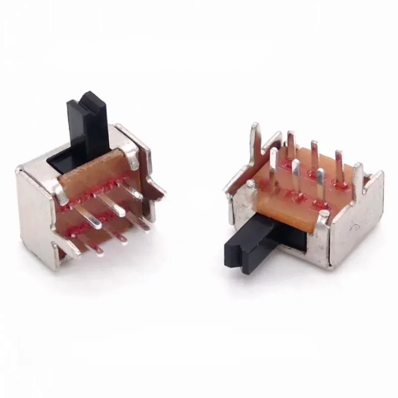 10 szt. Mini przełącznik dwupozycyjny SK22D07 dwurzędowy 2P2T 6-pinowy uchwyt wysoki 5mm SK22D07VG5 2 pozycje — zdjęcie 2