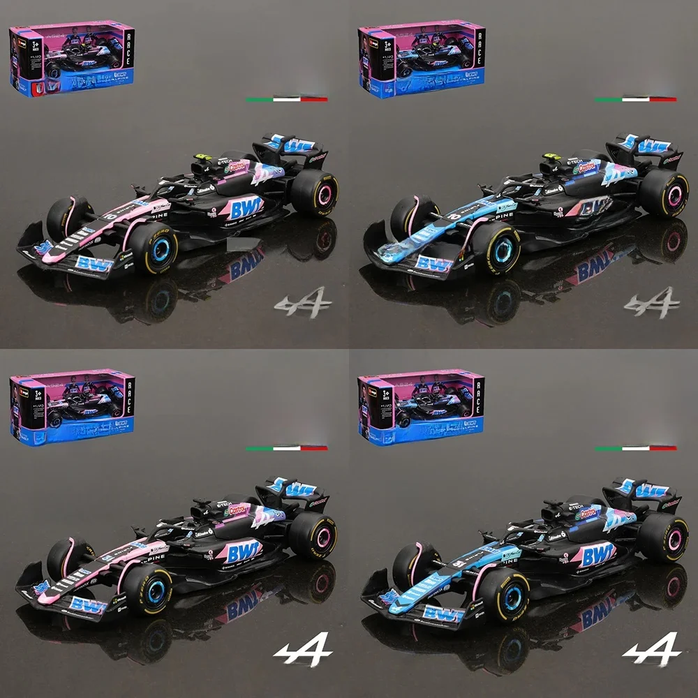 Bburago 1:43 Équipe Alpine F1 A524 2024 # 10 Pierre Gasly # 31 Estban Ocon alliage voiture moulé sous pression modèle jouet compétition à collectionner