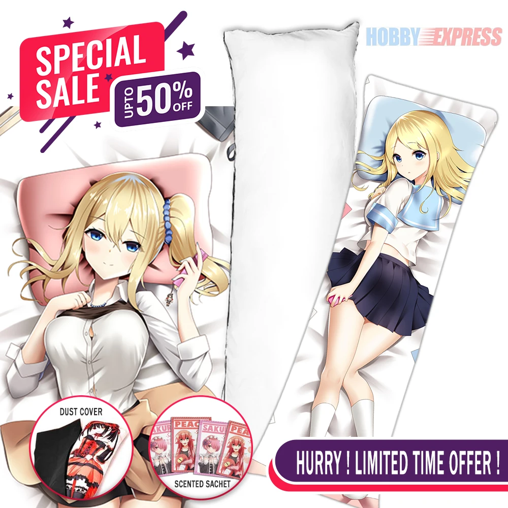 Hobby Express Anime Dakimakura Japanese Otaku Waifu Life Size Hugging Body Pillow Cover Case Ai Hayasaka Kaguya-sama ADP20645