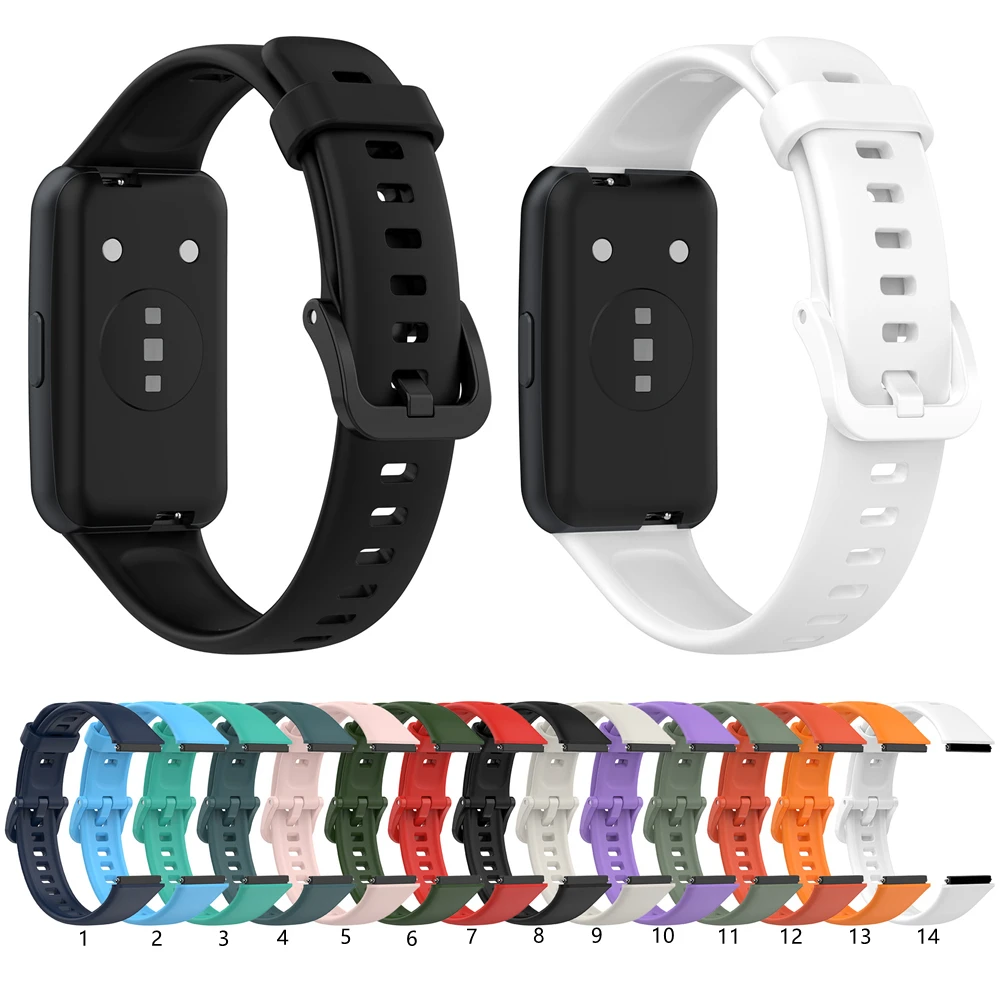 strap For Huawei Band 7 Strap Wrist Premium TPU Fitness Tracker Watch band