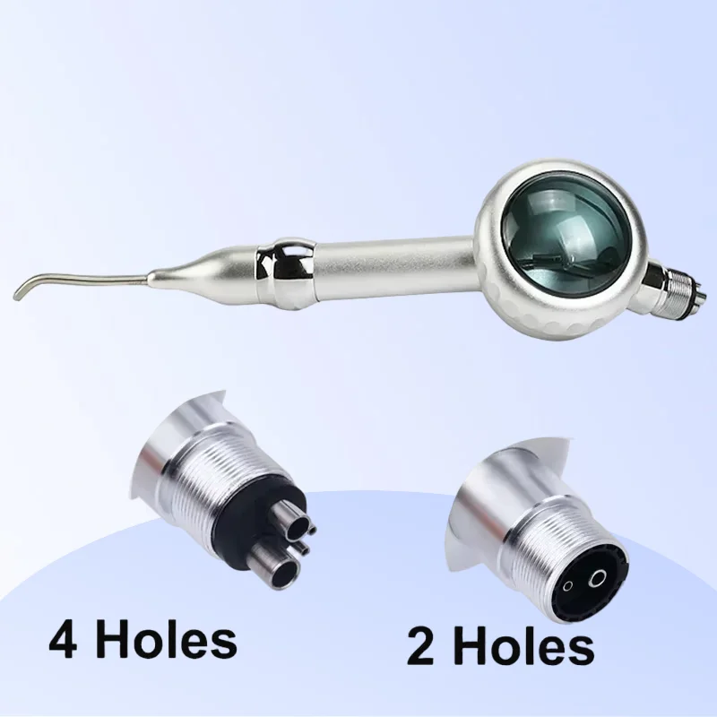 

2/4 Holes Dental Sandblasting Gun Teeth Cleaning Machine Air Polishing Jet Antisuction Hygiene Handpiece Polisher Dentist Tools