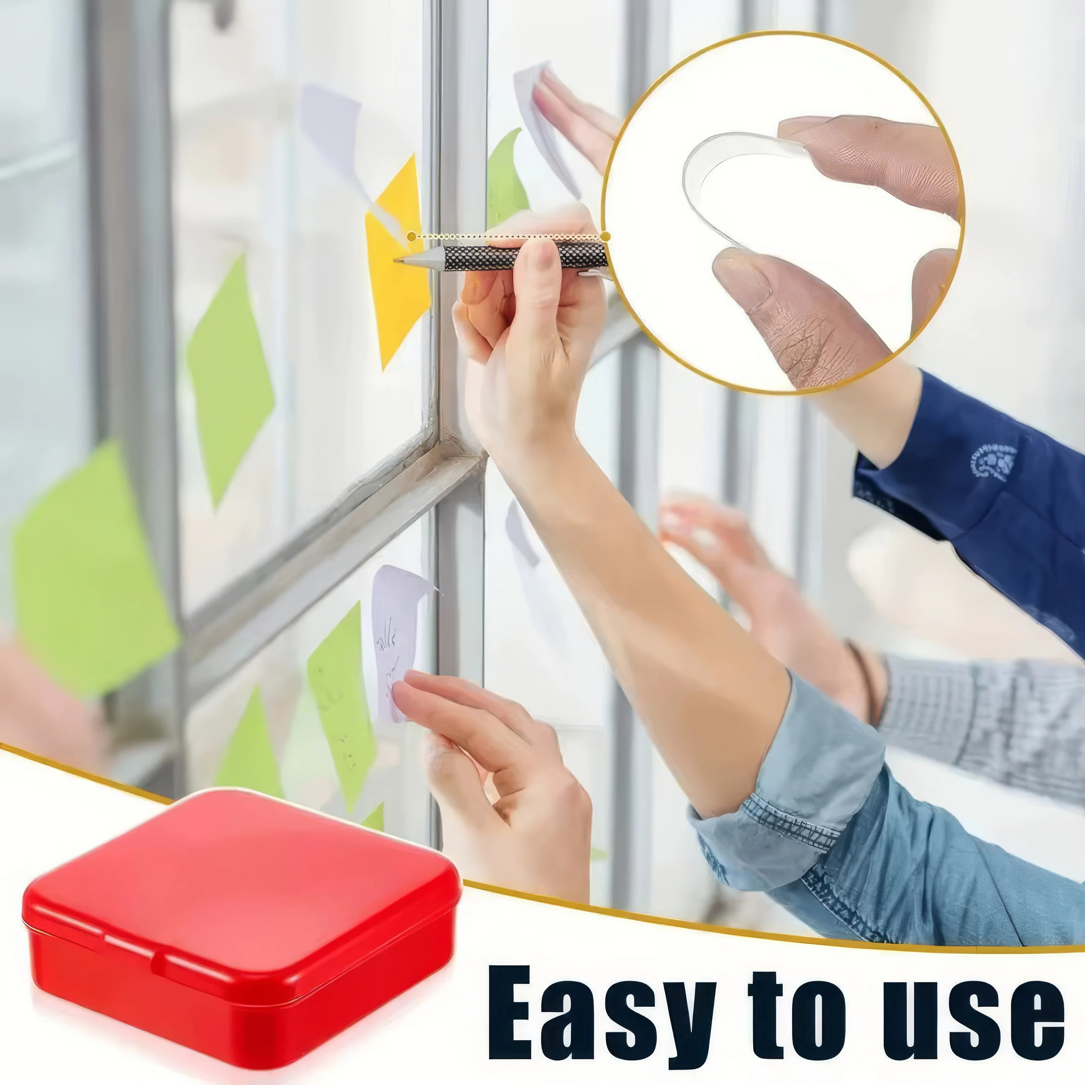 2 cajas/120 piezas de cinta de doble cara, fácil de rasgar sin dejar manchas adhesivas, adecuada para decoración de bodas