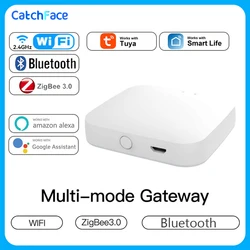 Hub de gateway multimodo inteligente Tuya, ponte doméstica, Wi-Fi, Bluetooth, aplicativo ZigBee, controle remoto sem fio, Alexa, Google Home