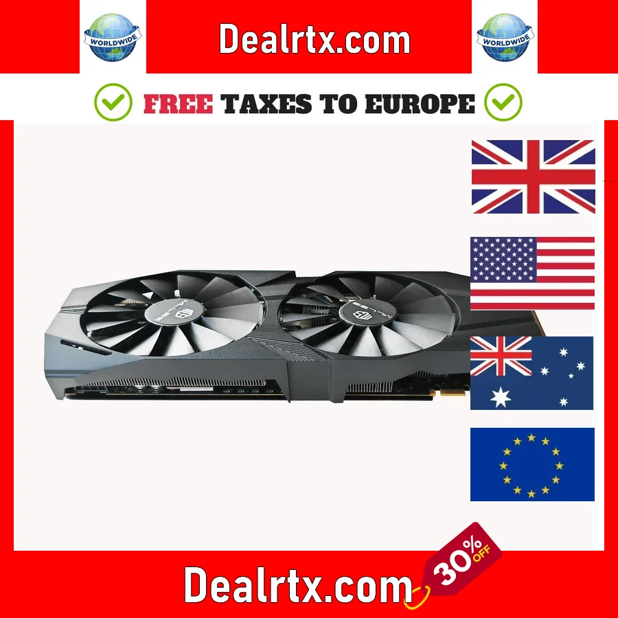 2024 Graphics Card GTX 1080 8GB 8Pin Placa De Video Gaming GPU GDDR5X 256bit PCI Express 3.0×16 GeForce gtx 1080 8gb Video Card