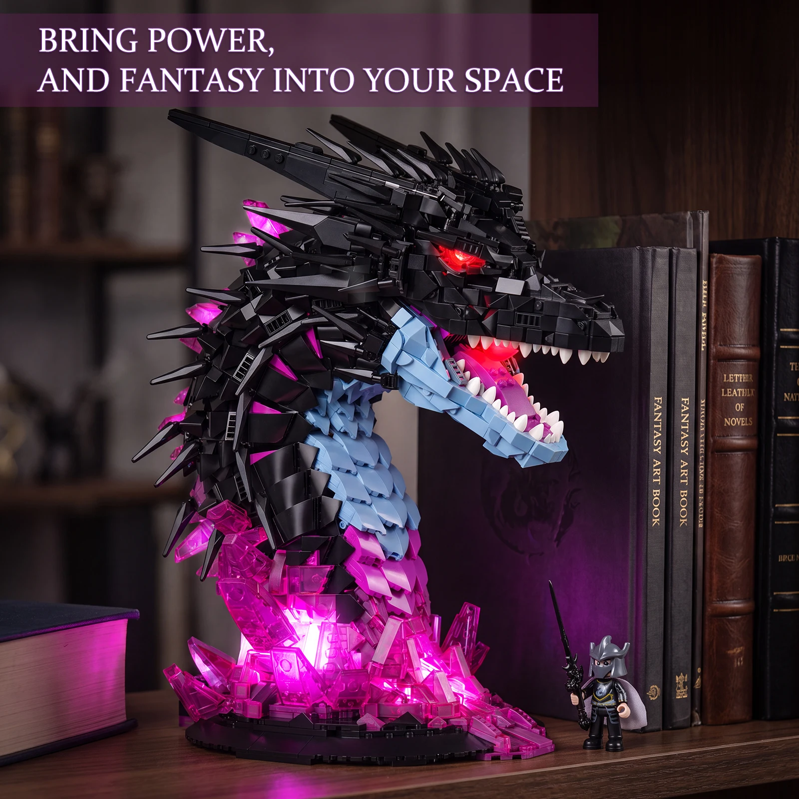 LED Shadow Dragon Head Building Set — product detail 7