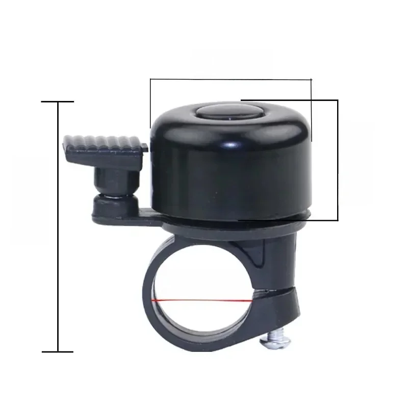 AliExpress Bicycle Bell Alloy Mountain Road Bike Horn Sound Alarm Doorbell Safety Warning Cycling Handlebar Metal Ring Call MTB 250503