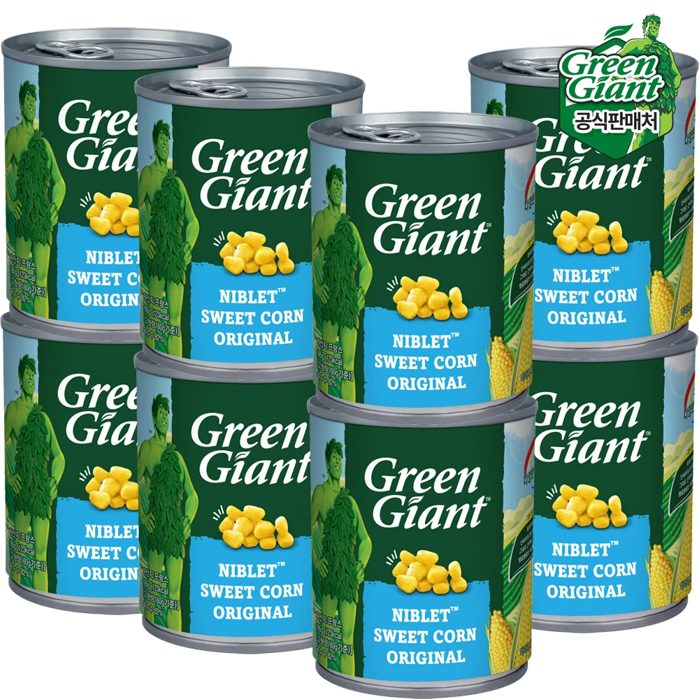 Green GIANTY KBLETT SANTE CANDLET OWNE 195g X 8 Can Corn Cone