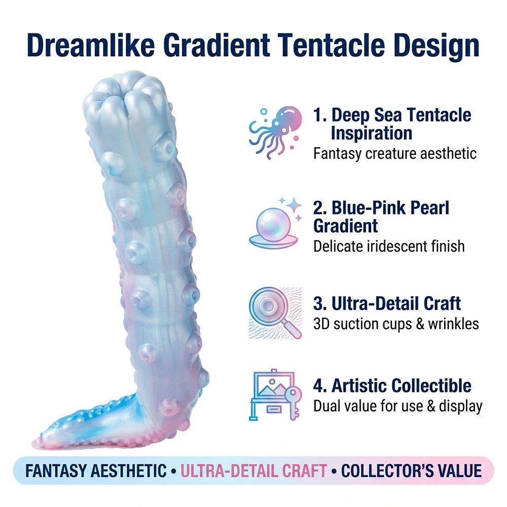 Cthulhu Tentacle Sex Toy Realistic Octopus Anal Plug Soft Silicone Monster Male Masturbator Dildo G-Spot Sex Toys for Men Women