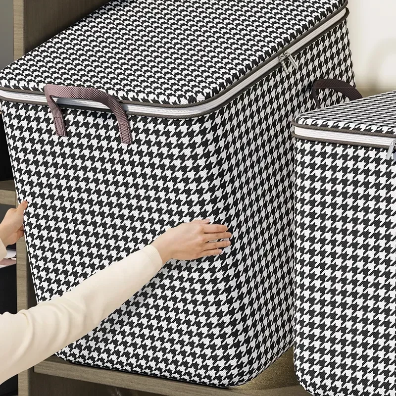 1Pcs Faltbare Kleidung Organizer Kleidung Lagerung Taschen Große Kapazität Quilt Moving Box Tote