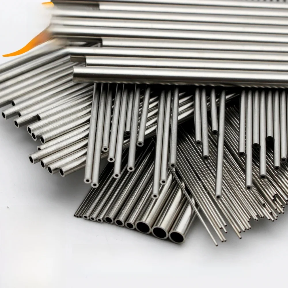 Capillaire Rond en Acier Inoxydable 304, Tube Droit pour Pilotes Longs, 100mm, 200mm, 300mm, 0,5x0,3mm, 4x3mm, 6x4mm, 2x1mm, 2,5x1,5mm, 3-8 Pièces