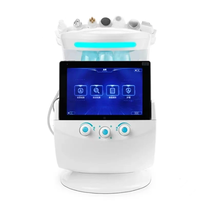 7 in 1 Facial Skin Analysis Water Oxygen Cleaning Device For Women Facial lifting And Tightening Ultra-sonic Skin Rejuvenation