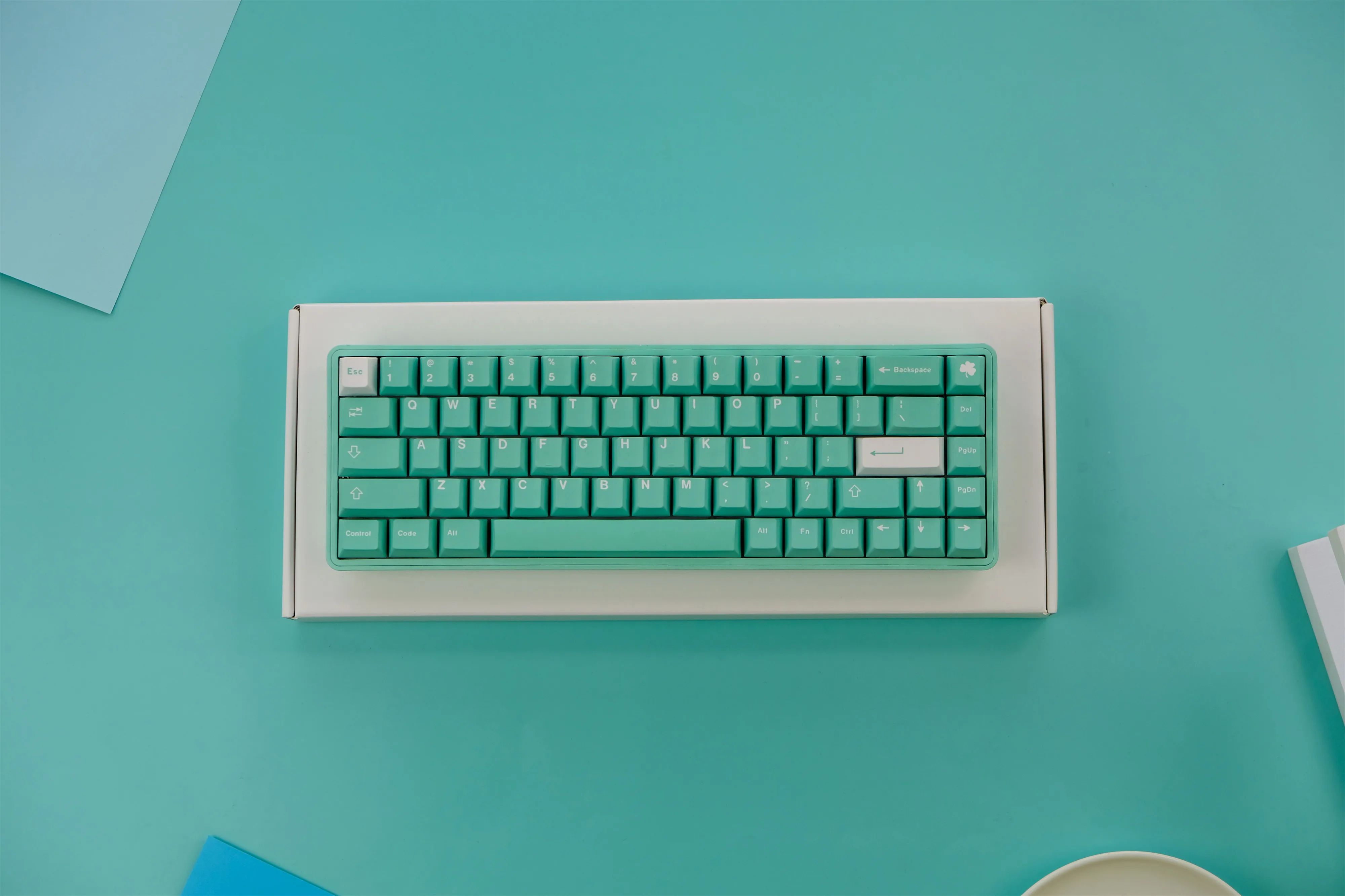 GMK-tecla PBT Tiffany, 129 PBT Kycaps Cherry Profile DYE-SUB, personalizadas, para teclado mecánico