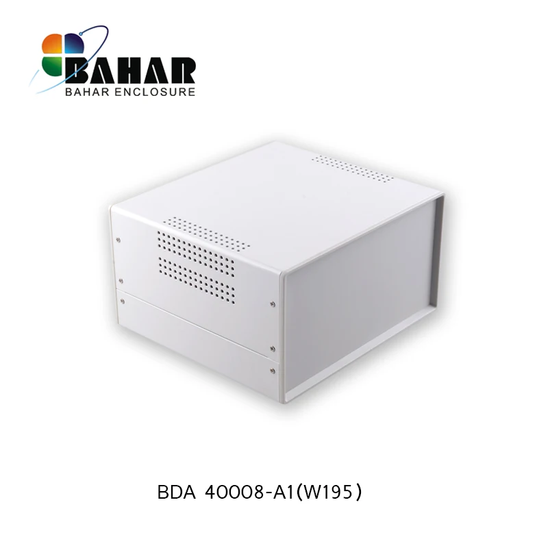 

Premium Bahar Iron Case Desk Top Enclosure Wire Junction Box Instrument Shell Model BDA 40008 iron diy electronic junction box