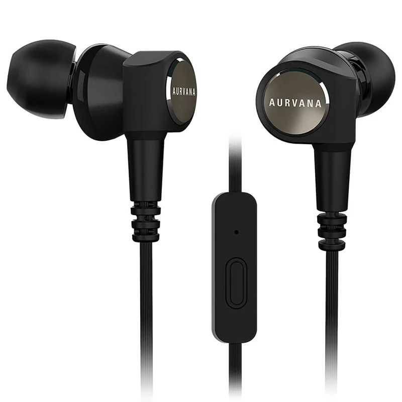 Creative Aurvana Trio LS 3.5 mm in-Ear Headphones with Liquid Silicone Rubber Drivers Built-in Microphone for Android, iPhone