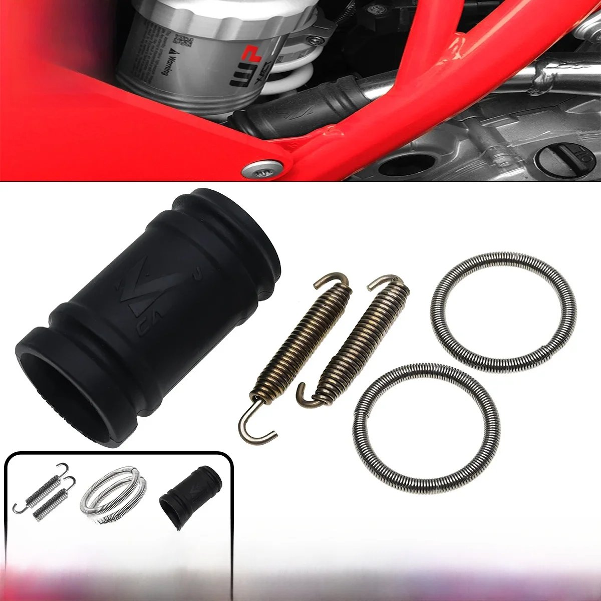 Kit d'accouplement à ressort pour tuyau d'échappement de MOTO, pour KTM XC SX EXC XCW TPI Husqvarna TC TE TX GASGAS EX EC MC MOTO