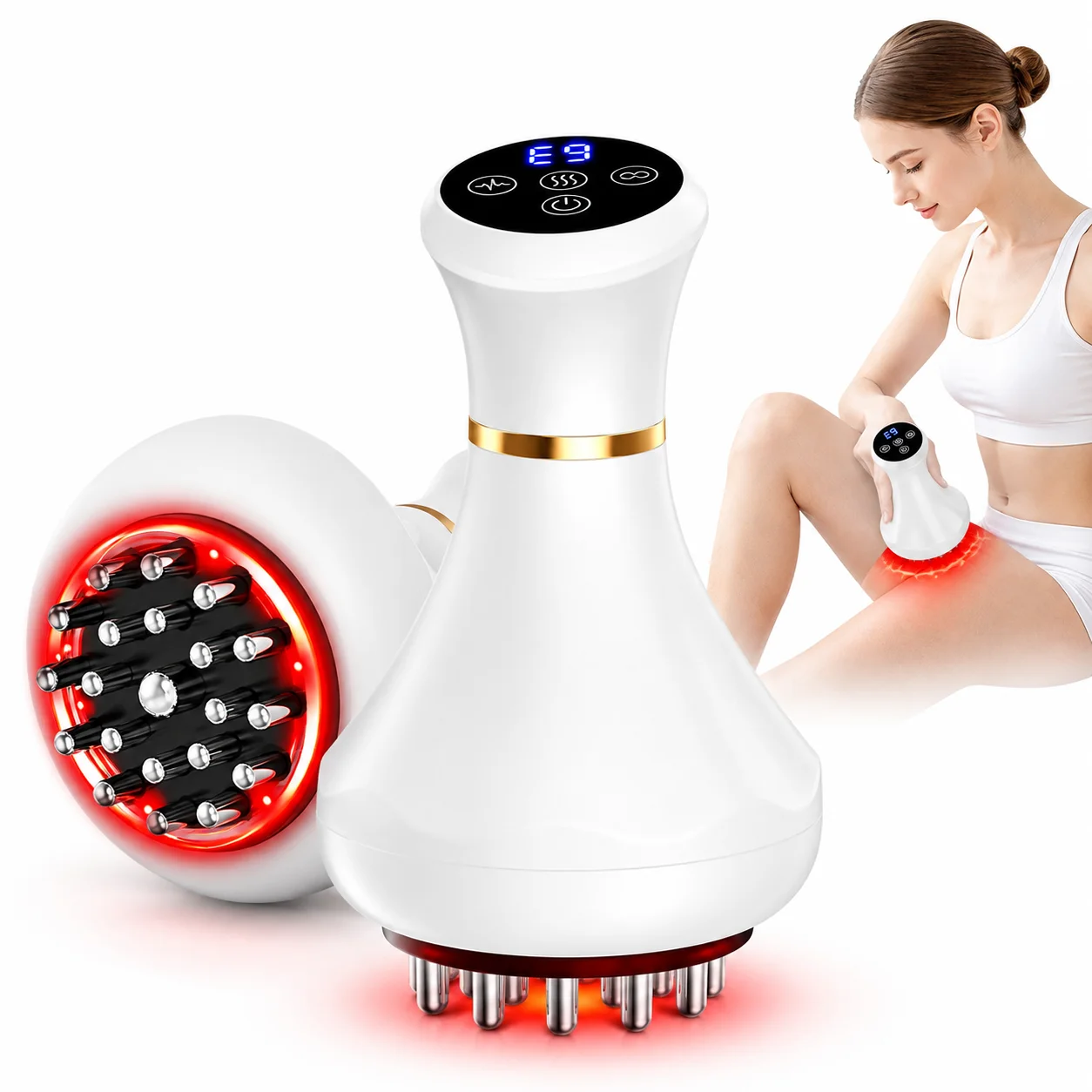 Skincare Glowing - Vücut Şekillendirici Masaj Aleti Kırmızı Işık