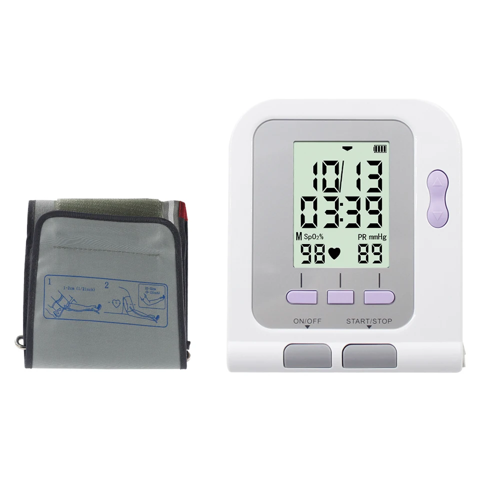 

CONTEC08C New CE Digital Blood Pressure Monitor BP Monitor, Tensiomete Adult Cuff+SPO2 Probe