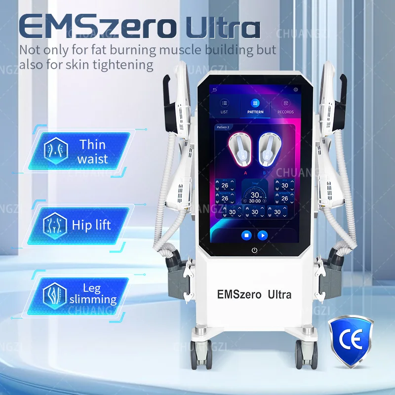 EMSzero Ultra 4 handles EMS Electromagnetic Muscle Stimulate Hiemt Pro Body Sculpt 2024 Professional EMSzero Body Contouring