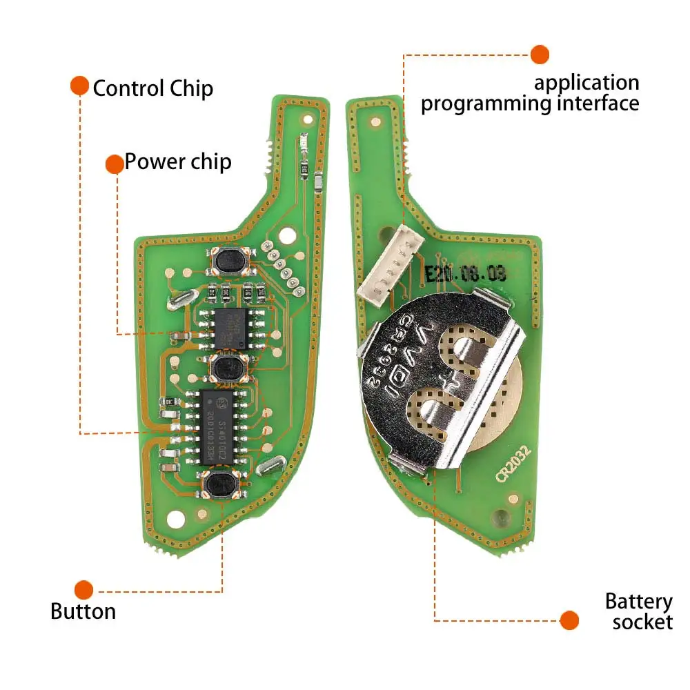 3/5/10pcs Xhorse XKLKS0EN LEI.KSS Style UNIVERSAL Wired Remote KEY for DI2,VVDI Key Tool VVDI2(Englishi Version)