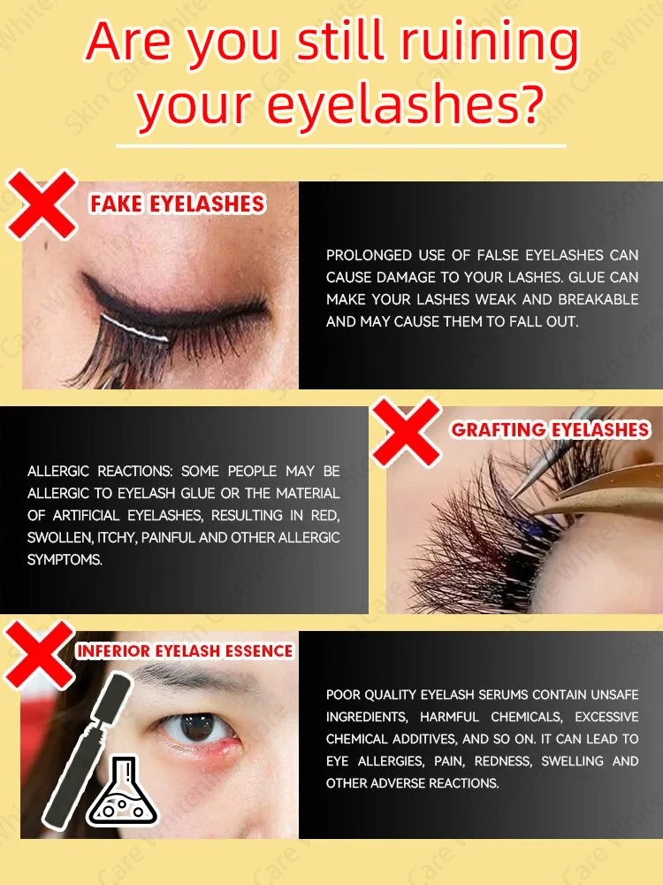 Natural Eyelash Growth Serum For Eyebrow Growth Lengthening Eyelashes Longer Lashes Eyelash Enhancer Product Lash Growth Serum