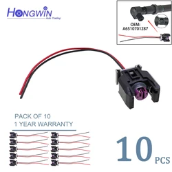 1/10PCS Universal Fuel Injector Plugs Connector A6510701287 For Mercedes-Benz C-CLASSE W204 C 220 CDI C-CLASSE Coupe C204 C 220