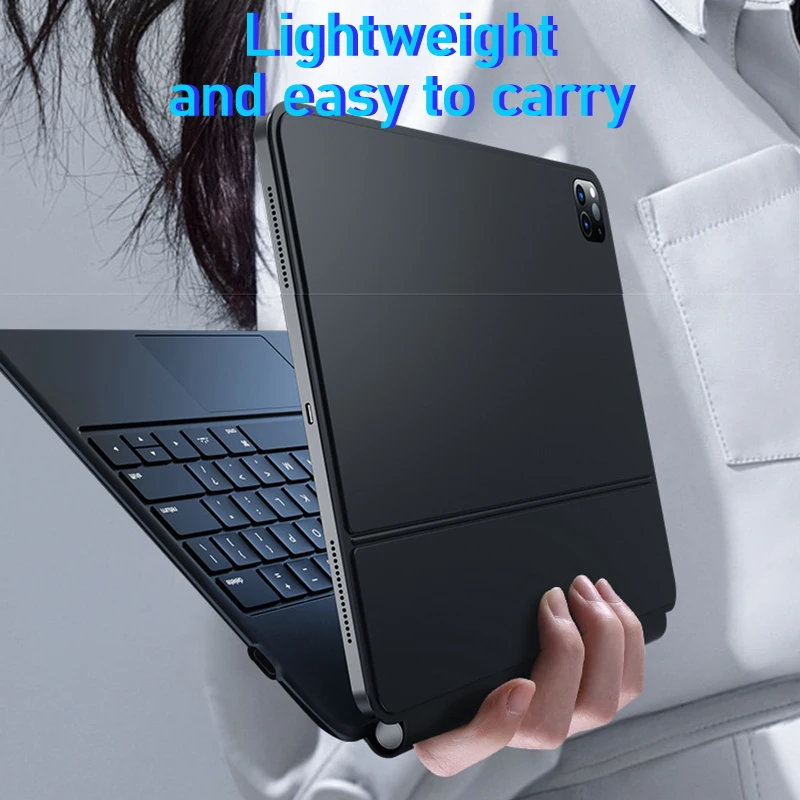 2023 New Magnetic Rechargeable Wireless Bluetooth Magic Touch Backlit Keyboard for Apple Accessories iPad Pro 10.9/11/12.9 Air