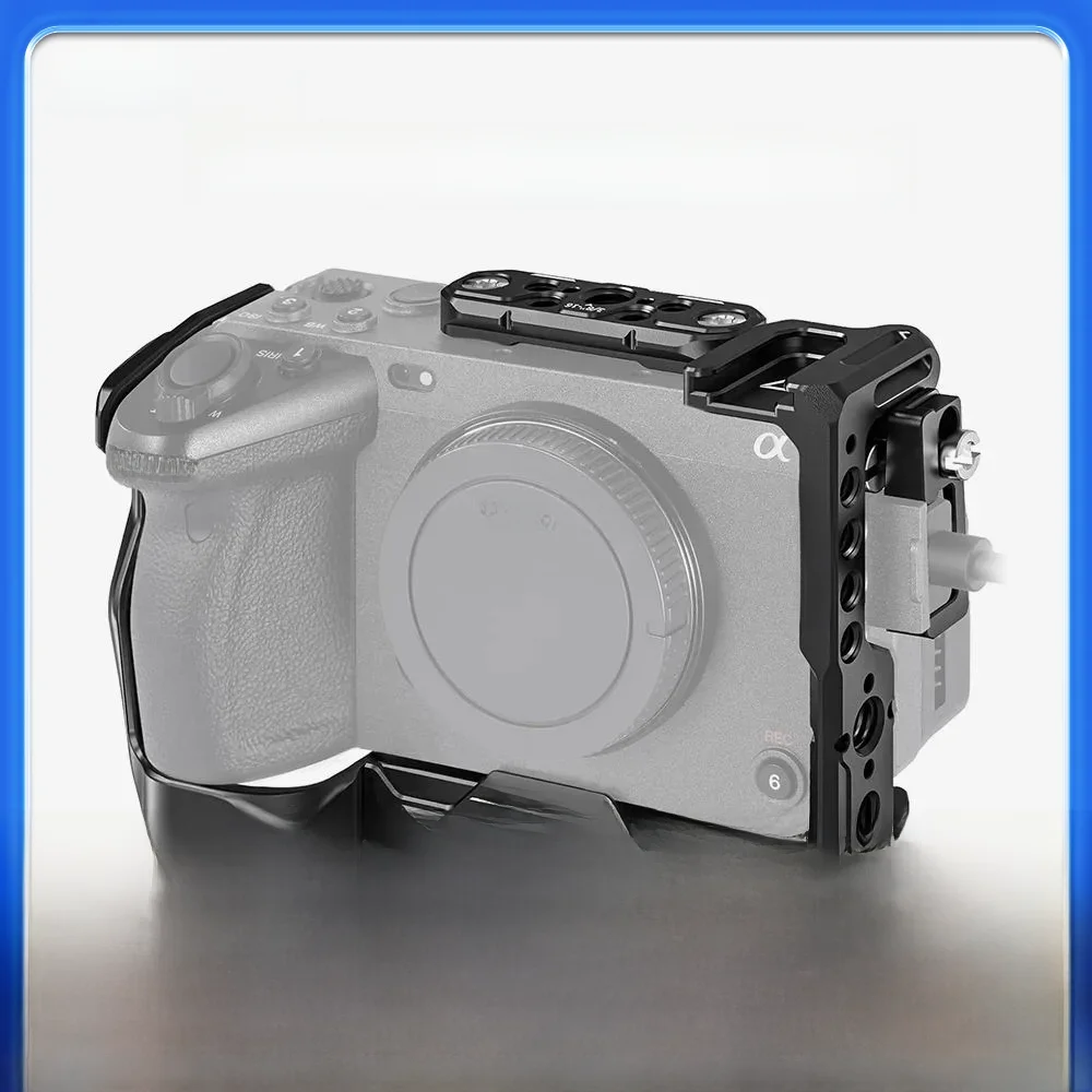 Neewer fx3/fx30 kamera käfig mit hdmi kabel klemme, nato schiene, 3/8 arri position ierungs löcher