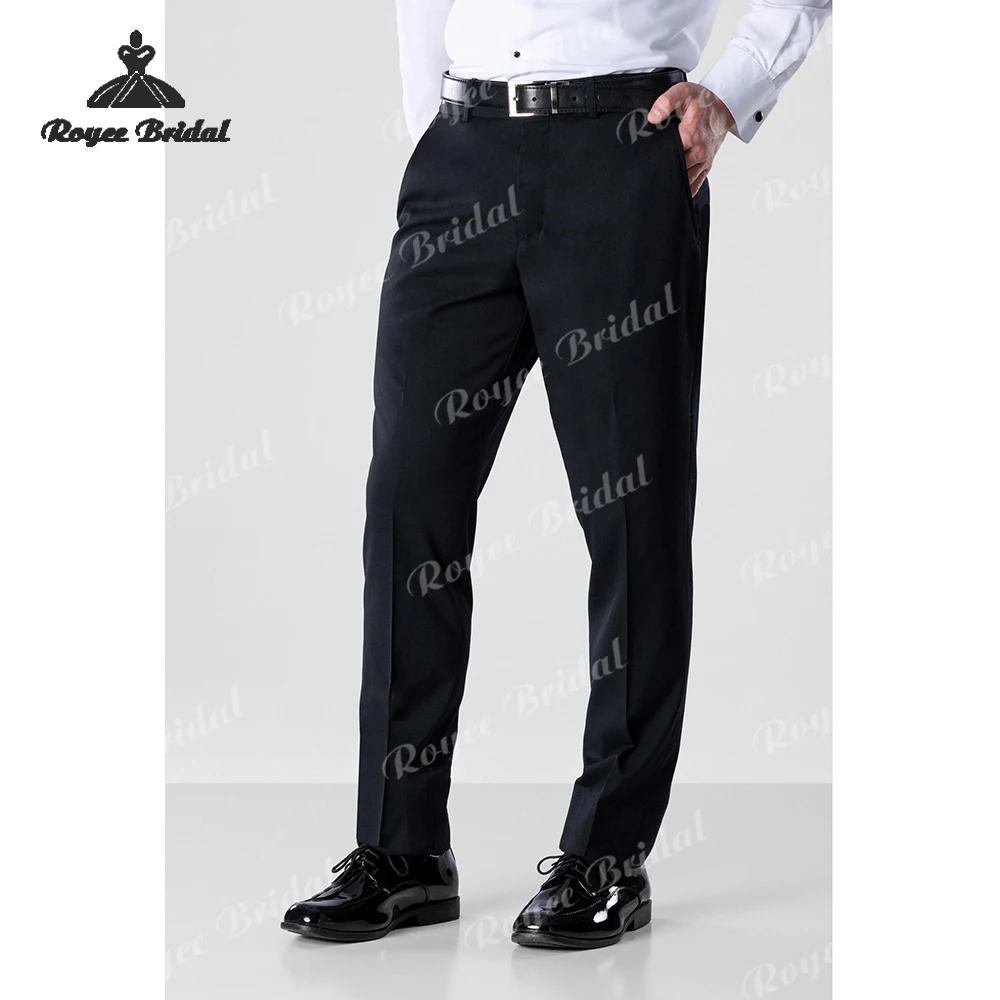 세 조각 싱글 브레스티드 웨딩 남성 정장 2026 슬림 핏 클로저 칼라 라펠 솔리드 컬러 코스튬 옴므 마리아쥬