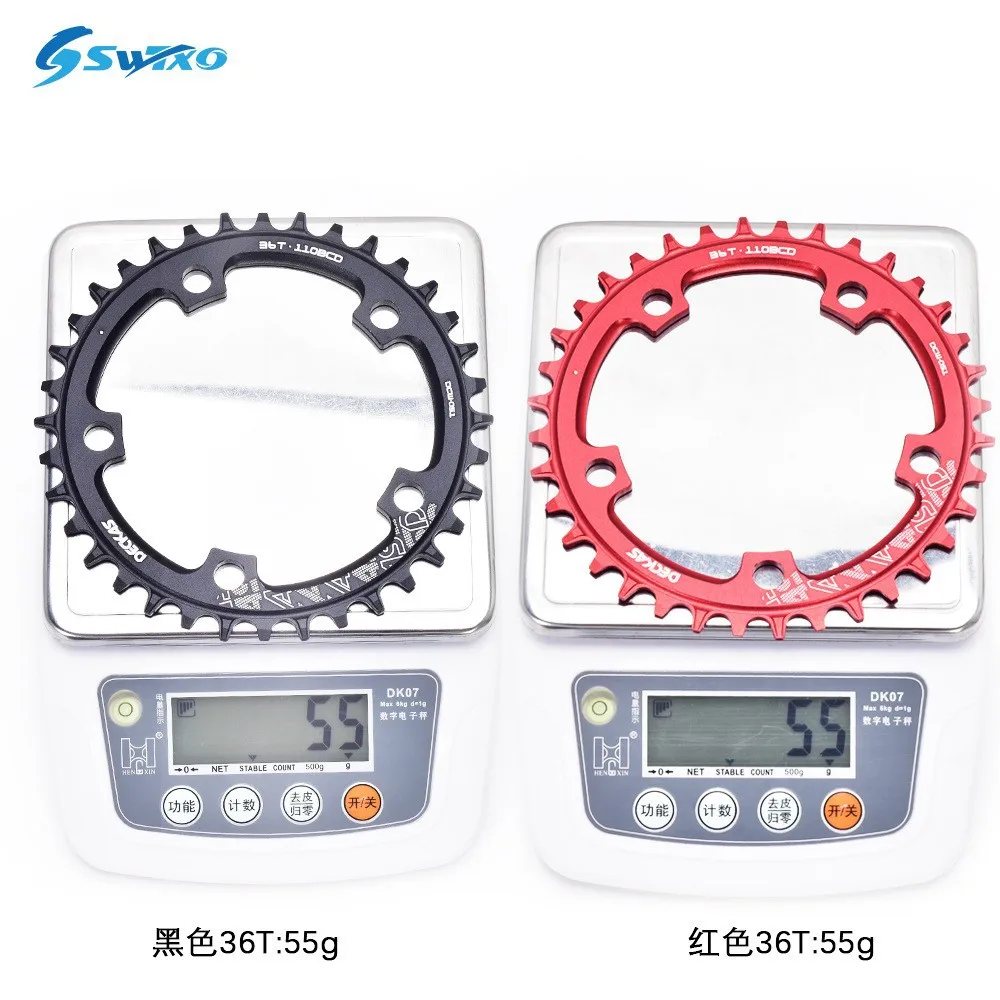 Deckas 110/5 BCD 110BCD Road Bike Narrow Wide Chainring 36T-58T Bike Chainwheel Forshimano srams Bicycle crank Accessories