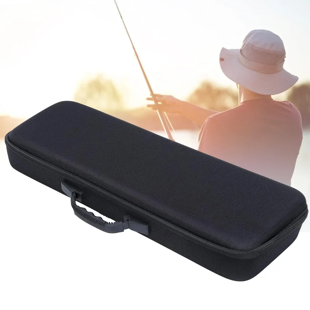 Outdoor Shockproof Tools Case Fishing Rod Hard Storage Bag Fish Zipper Box Drill Tool Kit Orangizer Accessories EVA Fishing Bags