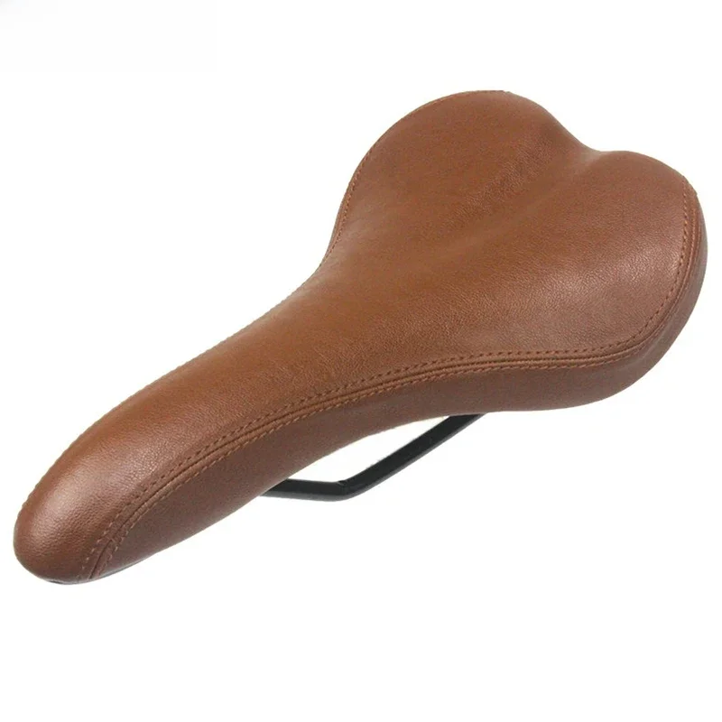 AliExpress heppe HEPPE MTB Road Bike Saddle Vintage Bike Seat Classical Cycling Saddle Retro Cushion Brown PU Leather