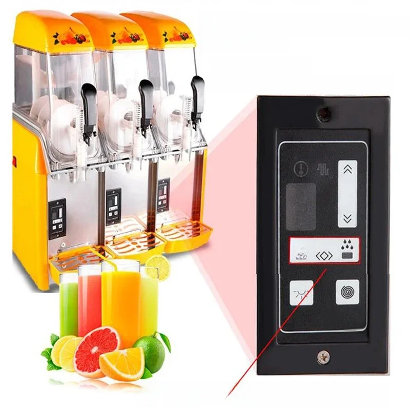 Ice Slusher 3 Tanks Slush machine 36L Smoothies Granita Machine 1100W Snow Melting machine Slushing maker for sale