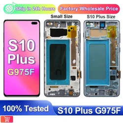 TFT S10 Plus Screen, For Samsung Galaxy S10 Plus LCD Display G975 G975F/DS Touch Screen Replacement Digitizer Assembly +Frame