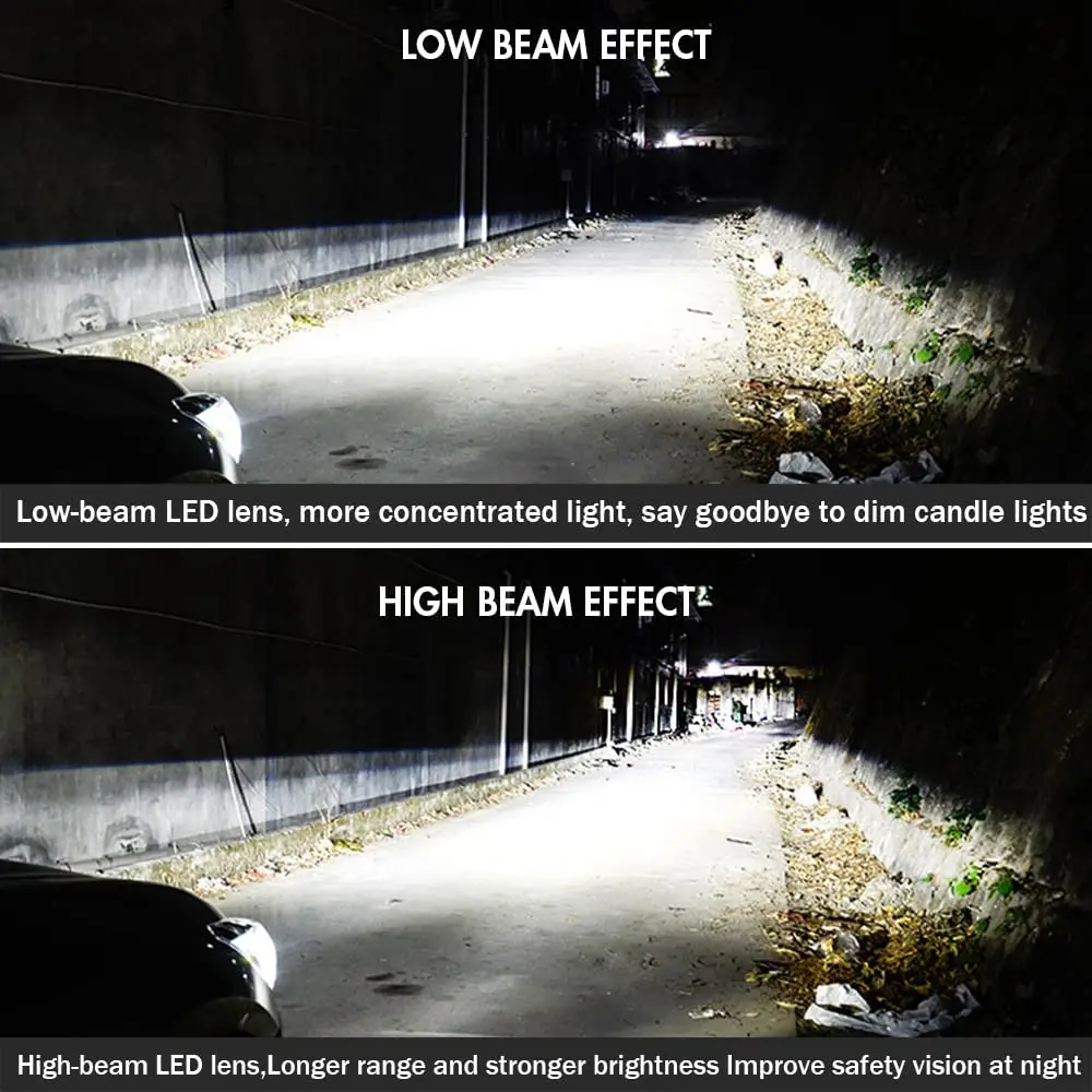 LED Headlight for 8th Gen Honda Accord 2008 - 2012 Head Lamp Front Light Assembly DRL  Animation Devil Eye Turn Signal