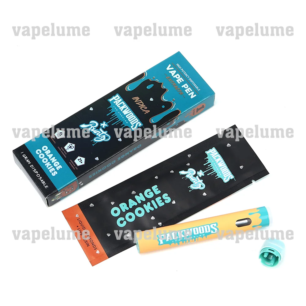 Packwoods السجائر الإلكترونية 1.0 مللي قلم Vape فارغ التسخين المسبق بطارية جراب خراطيش النفط السجائر الإلكترونية شاشة عرض مخصص #2