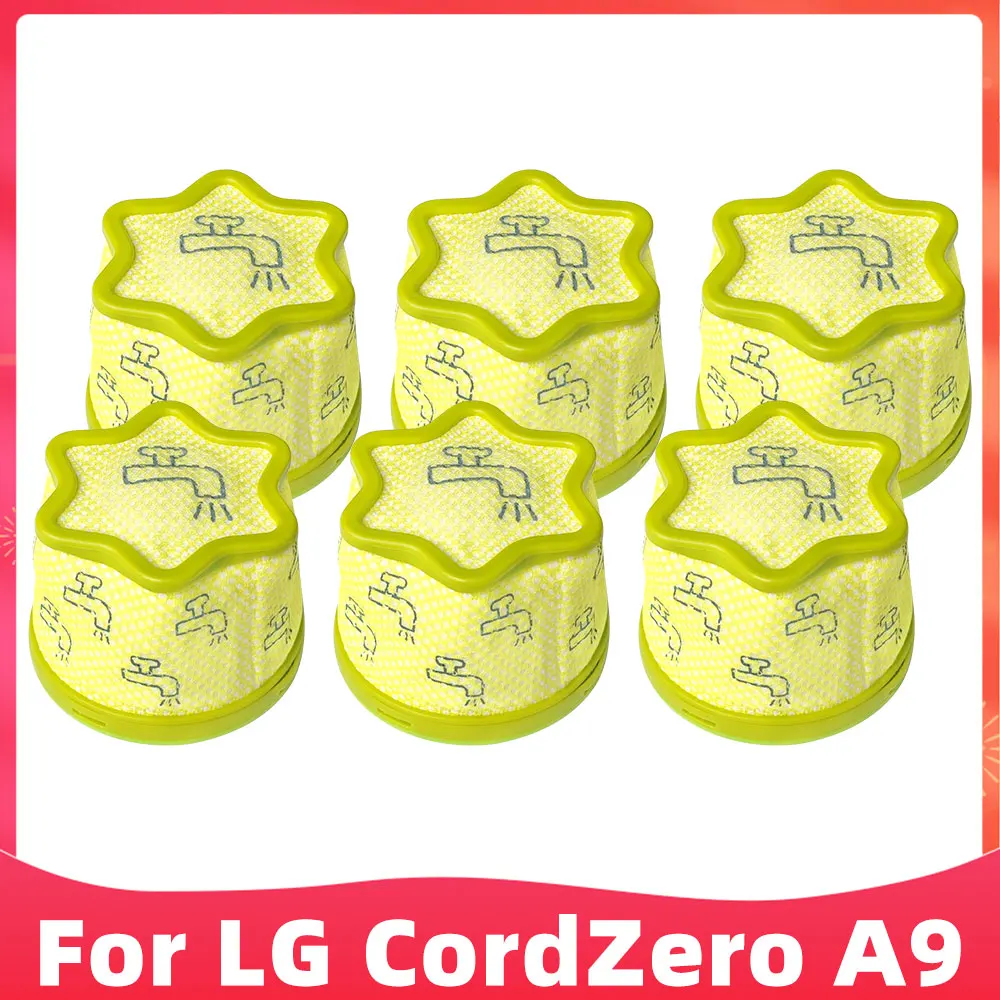 Compatible For LG CordZero A9 Cordless Stick Vacuum Spare Parts Accessories Replacement Pre Filter Compare to Part ADQ74774001