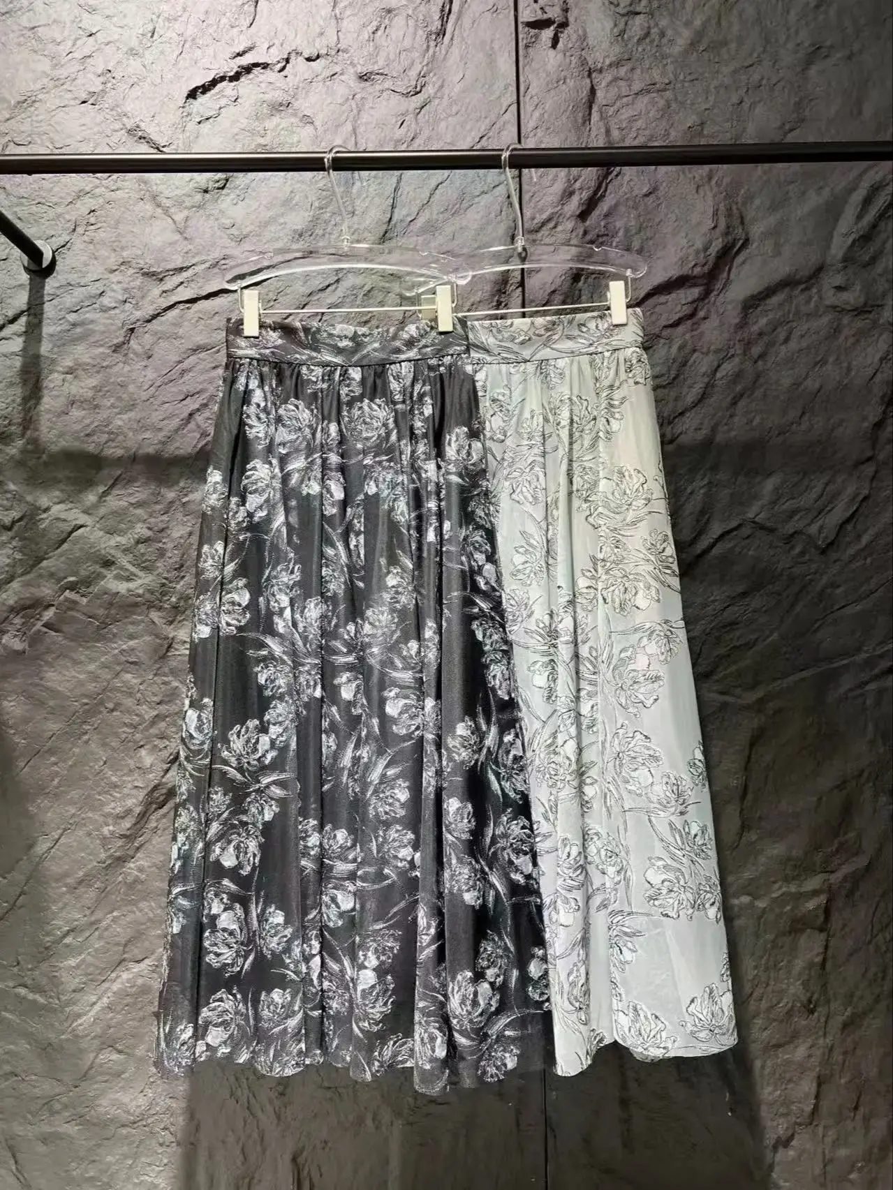 Jupe longue imprimée bohème élégante d'été