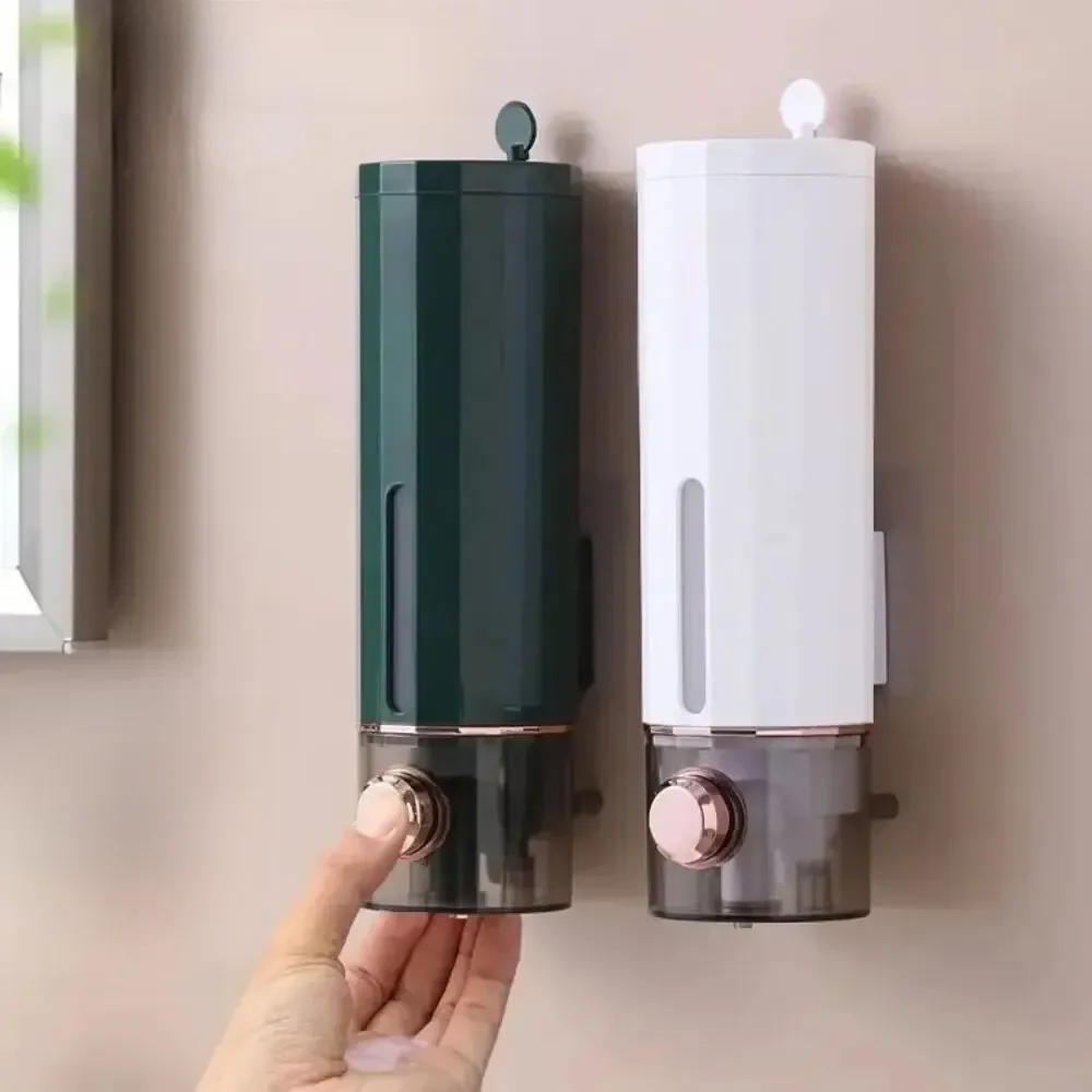 Dispensador de sabão não perfurado, desinfetante para as mãos, cabide de parede, dispensador de