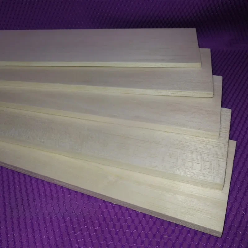 5 sztuk 600x100x6/7/8/9mm DOSKONAŁA JAKOŚĆ Model arkusze drewna Balsa dla majsterkowiczów samolot łódź materiał modelu — zdjęcie 2