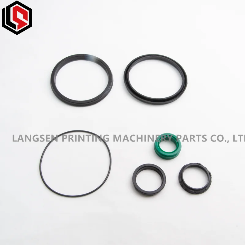 Rolan 700 Printing Machine Old Pressure Cylinder Seal Ring 094k097040 Maintenance Package 80.94k400970