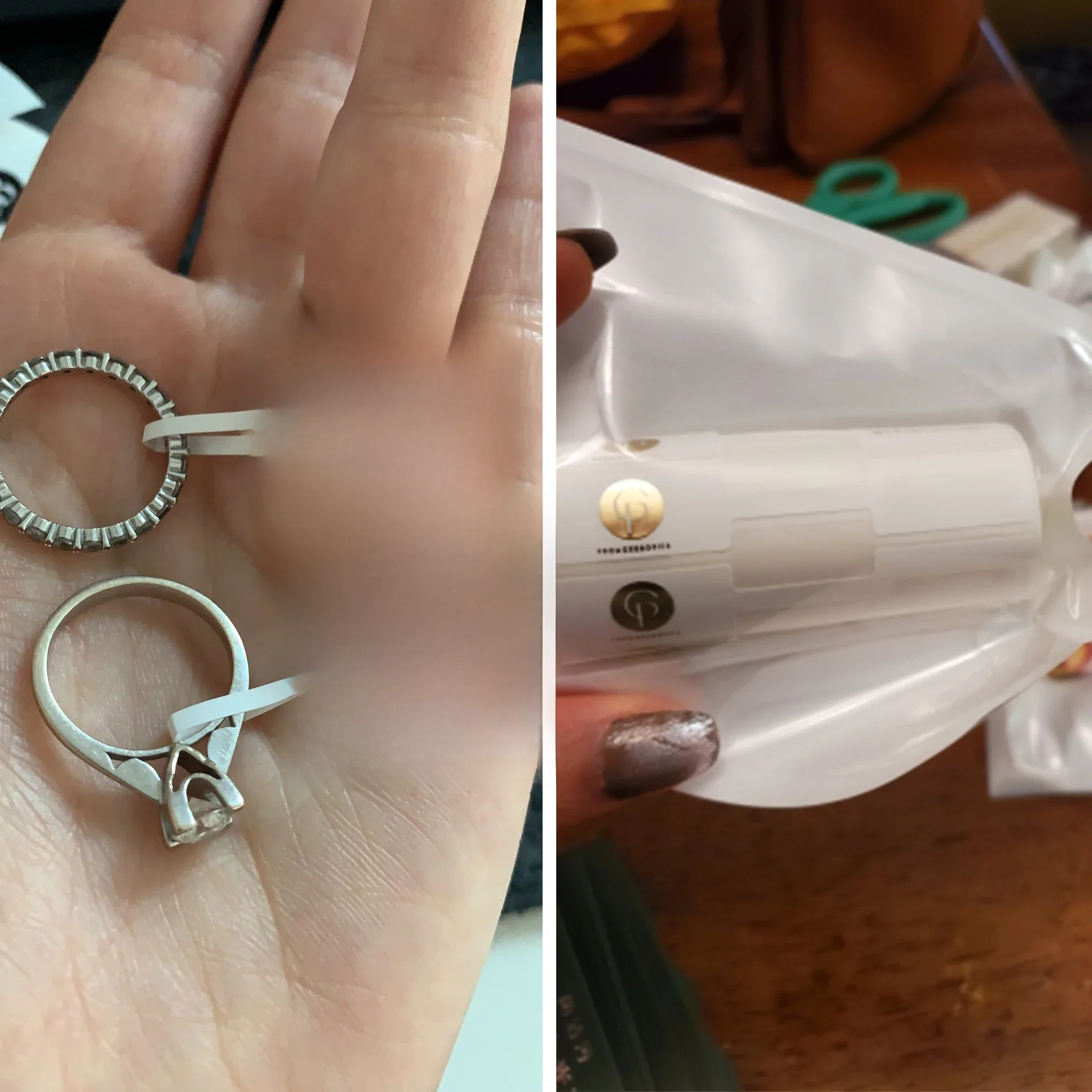 100 stuks vierkante kop ketting ring aangepast logo verpakking etiket prijskaartje voor sieraden display maken accessoires vinden groothandel - afbeelding 2