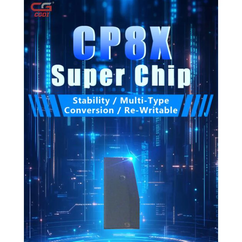 CGDI CP8X Super Chip Smart Key Key Programmer Tool for CGDI K2 Can be Set as lD46 /ID4E 46_EXT/lD7938(ID47) /lD4C/lD4E/lD49/lD48