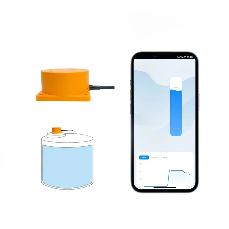 ME201W Tuya APP Ultradźwiękowy bezprzewodowy czujnik poziomu wody, paliwa, oleju napędowego, oleju napędowego, wskaźnik alarmu, zdalny monitor poziomu w zbiorniku — zdjęcie 2
