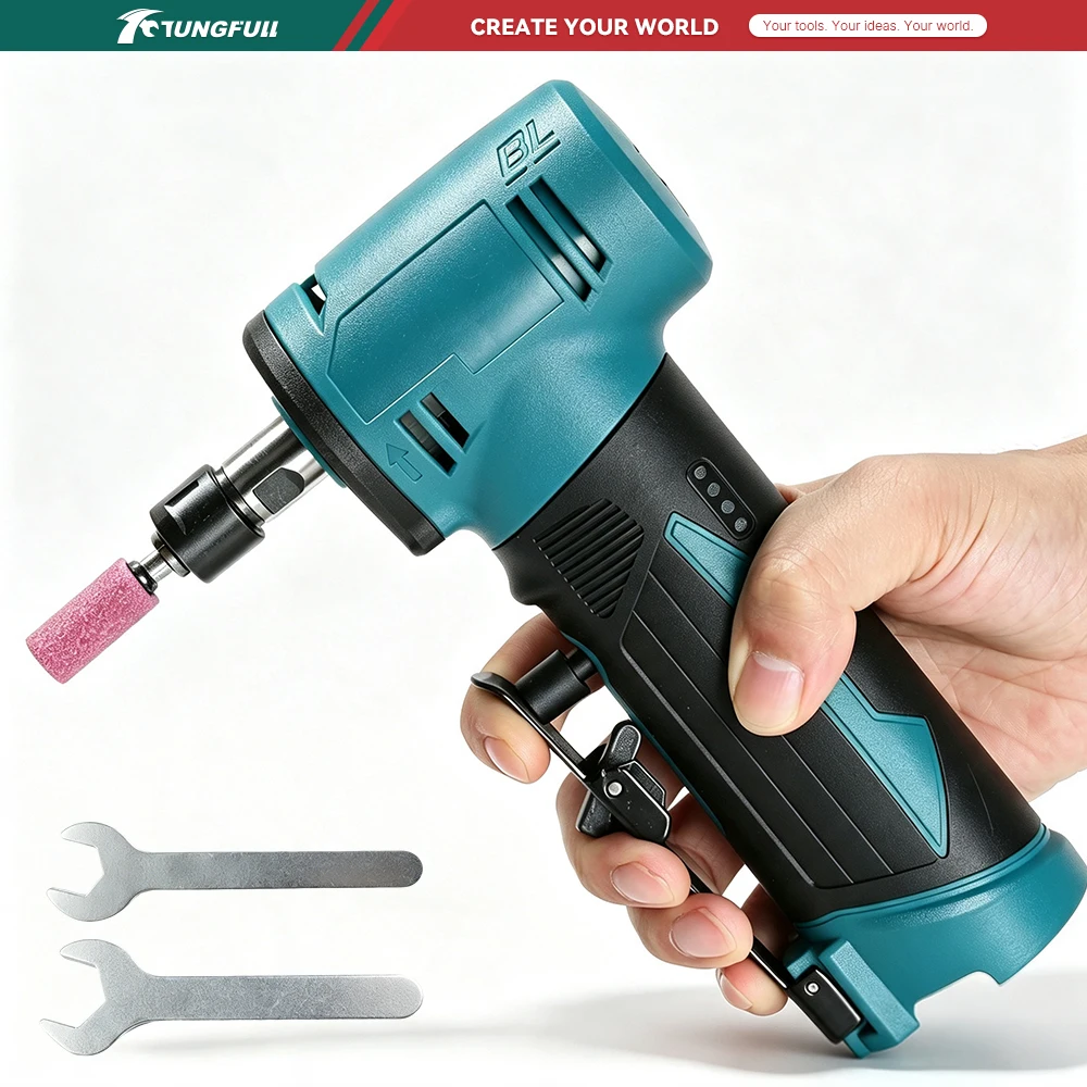 12v-cordless-brushless-straight-die-grinder-3-4-speed-24500rpm-635mm-chuck-electric-engraving-polishing-tool-grinding-machine