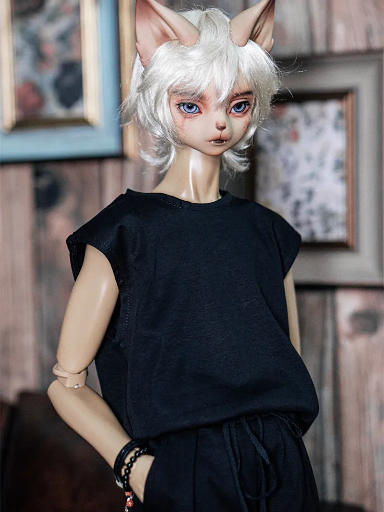 

Повседневная рубашка с рукавом для bjd 1/6 1/4 MSD 1/3 SD13 SD17 Одежда для куклы дяди CMB278