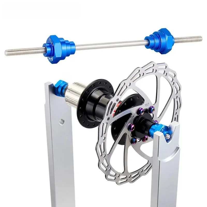 AliExpress TOOPRE Bike Barrel Shaft Hub Fixing Rod For 12/15/20mm Barrel Shaft Flower Drum Fixed Rod Wheel Truing Stand Adapter Bike Tool