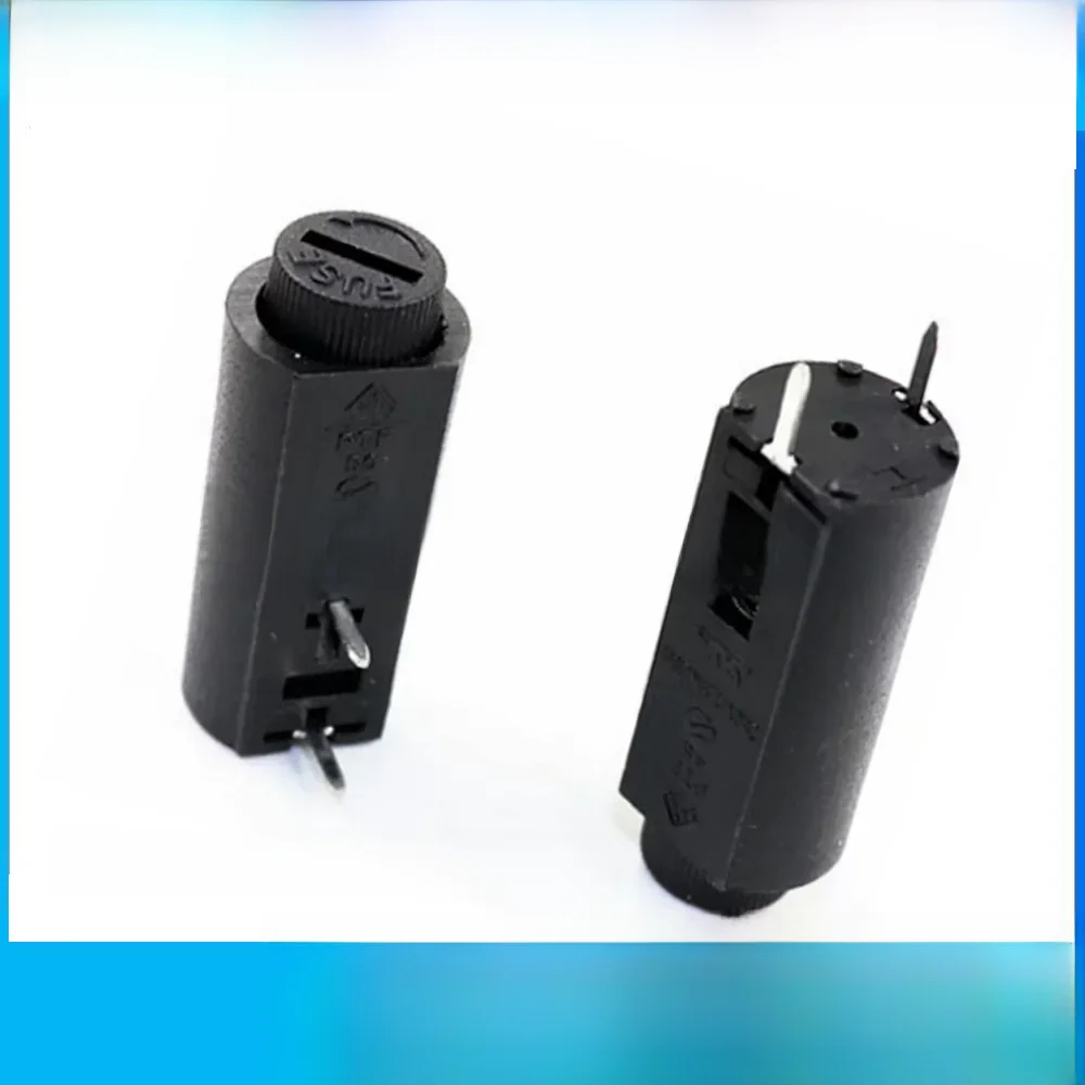 Porte-fusibles 5x20MM, 5 pièces, PTF-45/50 10A250V 2.5W, montage sur panneau PCB, boîtes à fusibles verticales/horizontales résistantes aux hautes températures