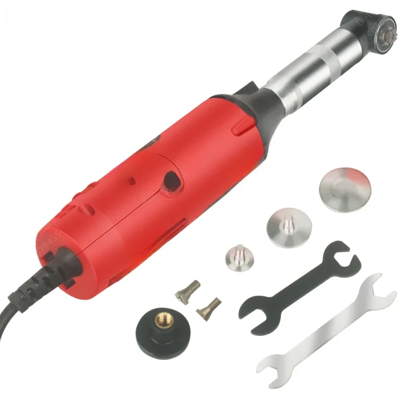 200W 90 Degree Electric Elbow Grinding Machine Micro Angle Grinder Electric Elbow Engraving Motor Grinder Ceramic Tile Cleaning