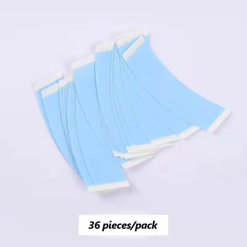 36pcs/lot Tape For Toupee Men Lace Front Blue Wig Tape Double Sided Tape For Toupee/Lace Wig Hair System Adhesive Tape